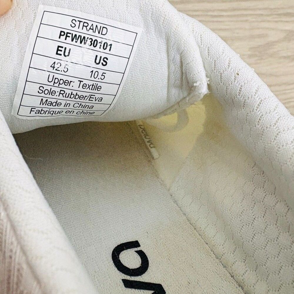 Peluva Strand Sport Mesh White Trainers Five Toe Shoes Women’s 10.5 Men’s Sz 9 - Picture 5 of 8